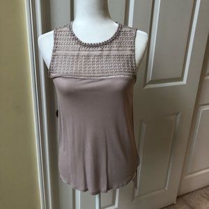 H&M Sleeveless Top, Mauve, XS